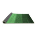 Sideview of Abstract Emerald Green Modern Rug, abs4114emgrn