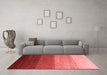 Modern Red Washable Rugs