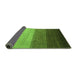 Sideview of Abstract Green Modern Rug, abs4114grn