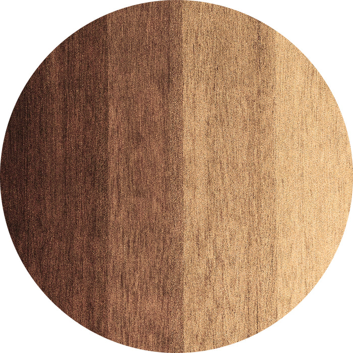 Round Machine Washable Abstract Brown Modern Rug, wshabs4114brn