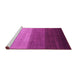 Sideview of Machine Washable Abstract Pink Modern Rug, wshabs4114pnk