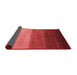 Abstract Red Modern Area Rugs