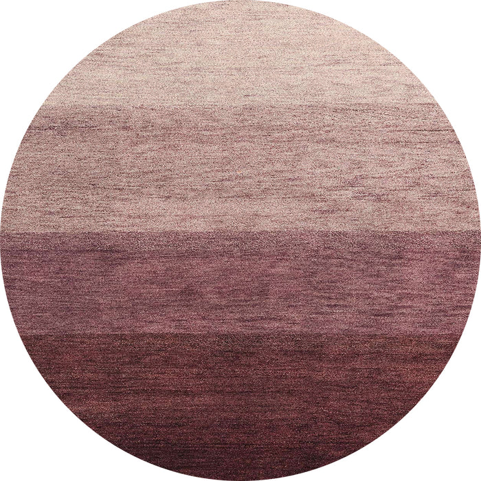 Round Abstract Red Modern Rug, abs4114