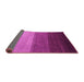 Sideview of Abstract Pink Modern Rug, abs4114pnk