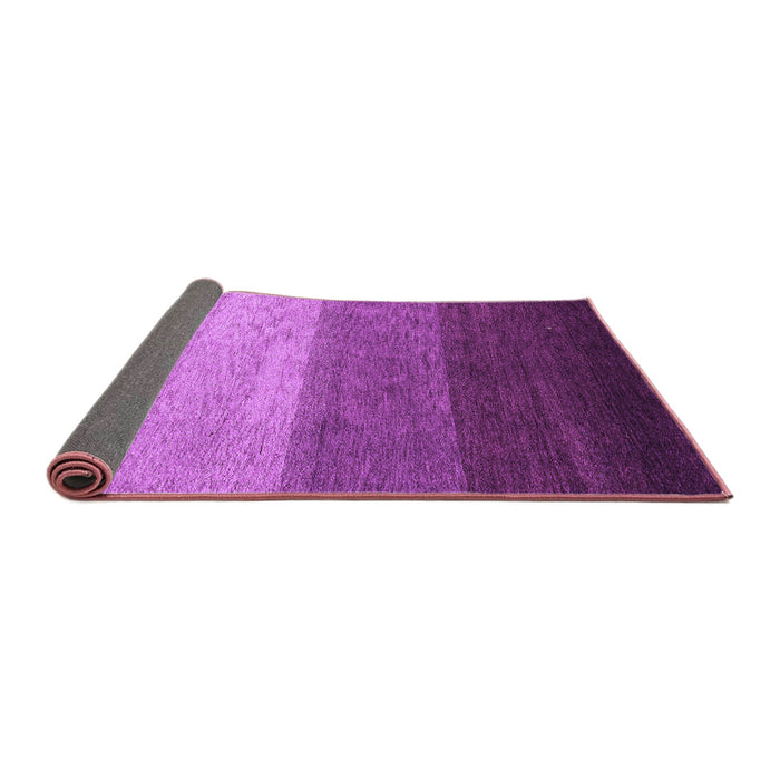 Sideview of Abstract Purple Modern Rug, abs4114pur