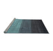 Sideview of Machine Washable Abstract Light Blue Modern Rug, wshabs4114lblu