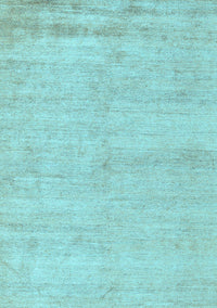 Solid Light Blue Modern Rug, abs4115lblu