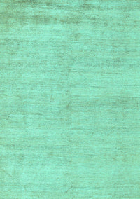 Solid Turquoise Modern Rug, abs4115turq