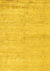 Solid Yellow Modern Rug, abs4115yw