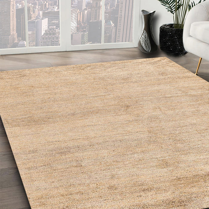 Machine Washable Abstract Pastel Orange Rug in a Family Room, wshabs4115