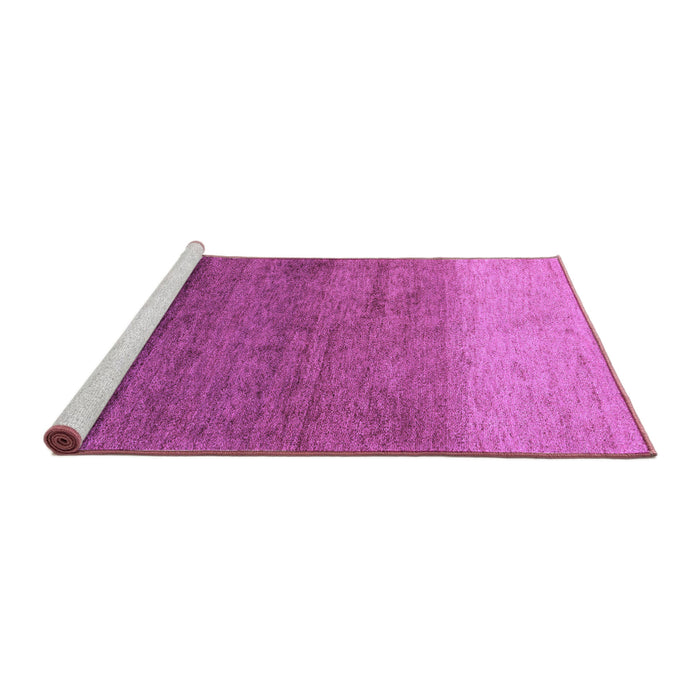 Sideview of Machine Washable Abstract Purple Modern Area Rugs, wshabs4116pur