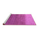 Sideview of Machine Washable Abstract Purple Modern Area Rugs, wshabs4116pur