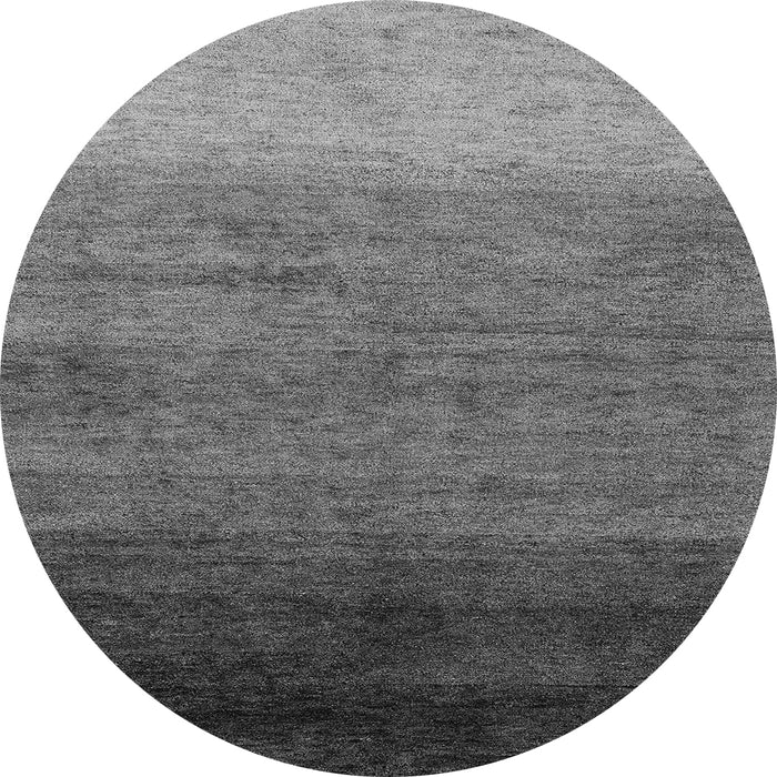 Round Abstract Gray Modern Rug, abs4116gry