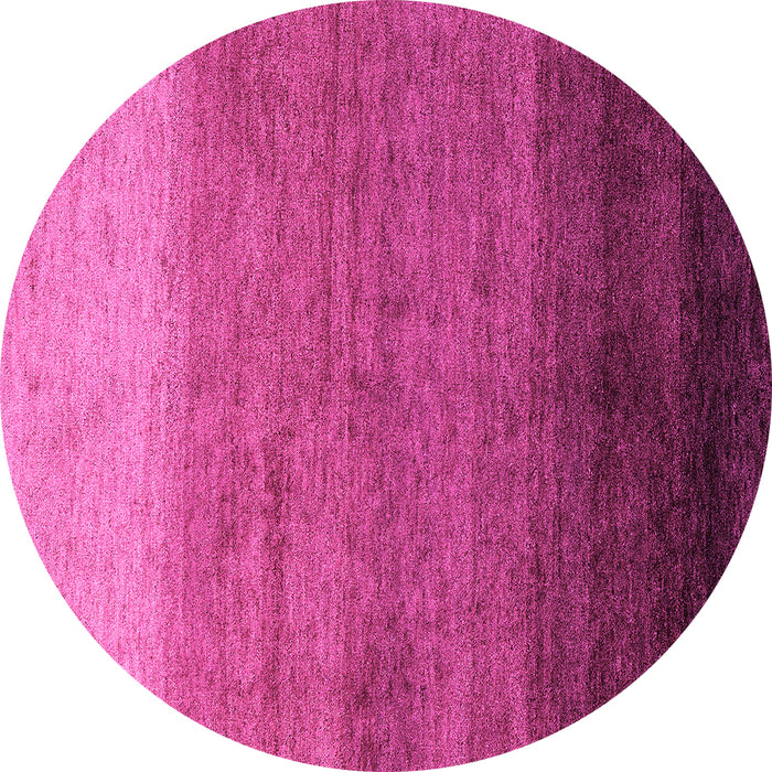 Round Abstract Pink Modern Rug, abs4116pnk