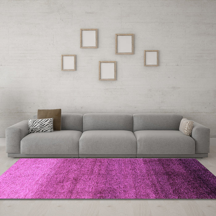 Machine Washable Abstract Purple Modern Area Rugs in a Living Room, wshabs4116pur