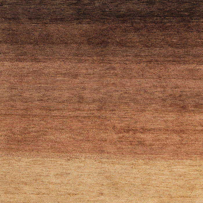 Square Abstract Saffron Red Modern Rug, abs4116