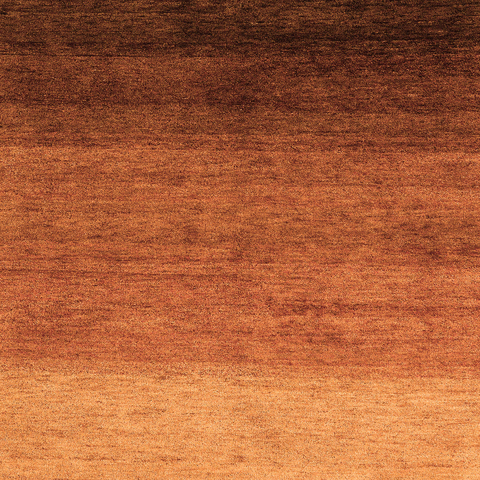 Square Machine Washable Abstract Orange Modern Area Rugs, wshabs4116org