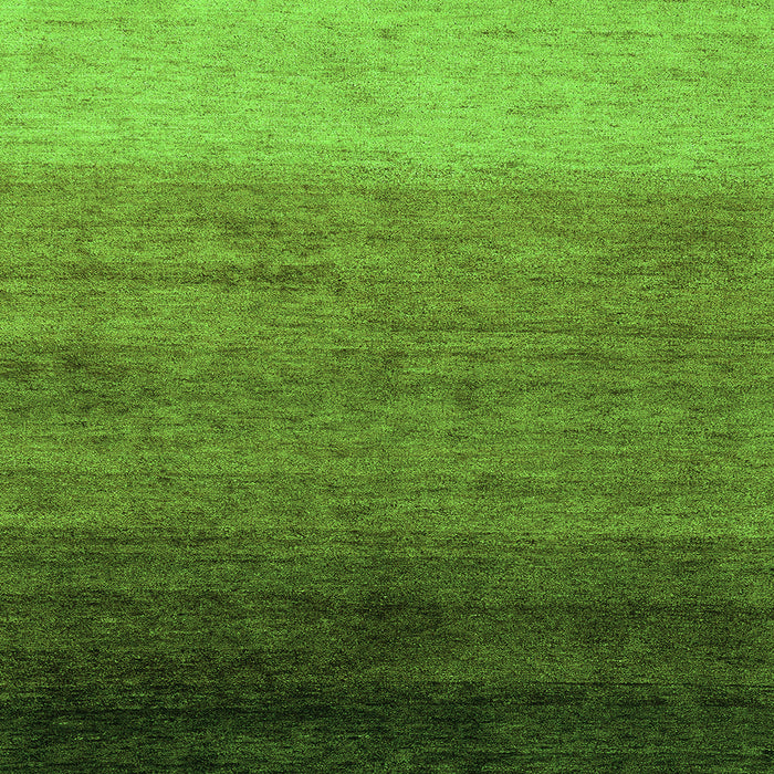 Square Machine Washable Abstract Green Modern Area Rugs, wshabs4116grn