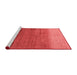 Modern Red Washable Rugs