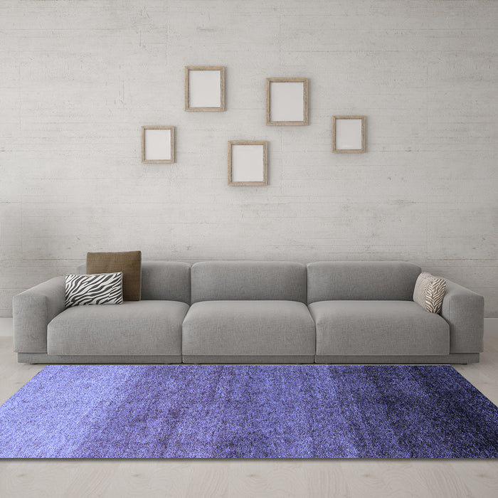 Machine Washable Abstract Blue Modern Rug in a Living Room, wshabs4116blu