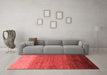 Modern Red Washable Rugs