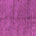 Square Machine Washable Abstract Purple Modern Area Rugs, wshabs4117pur