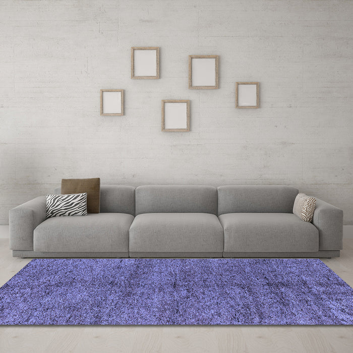 Machine Washable Abstract Blue Modern Rug in a Living Room, wshabs4117blu