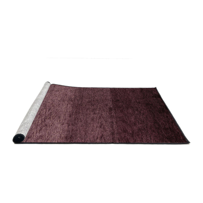 Sideview of Machine Washable Abstract Dark Scarlet Red Rug, wshabs4118