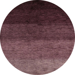 Round Abstract Dark Scarlet Red Modern Rug, abs4118