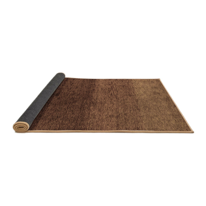 Sideview of Abstract Brown Modern Rug, abs4118brn