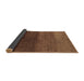 Sideview of Abstract Brown Modern Rug, abs4118brn