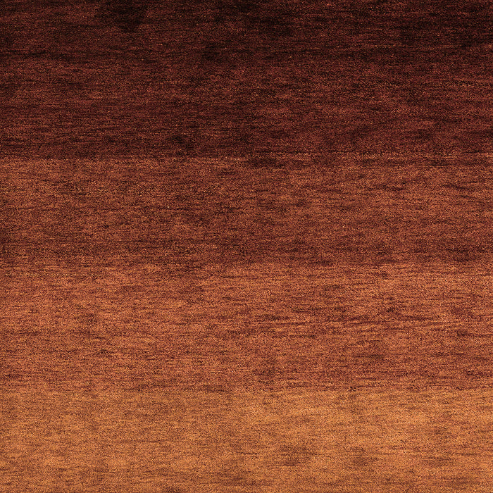 Square Abstract Orange Modern Rug, abs4118org