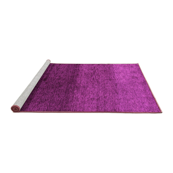Sideview of Machine Washable Abstract Pink Modern Rug, wshabs4118pnk