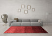 Modern Red Washable Rugs