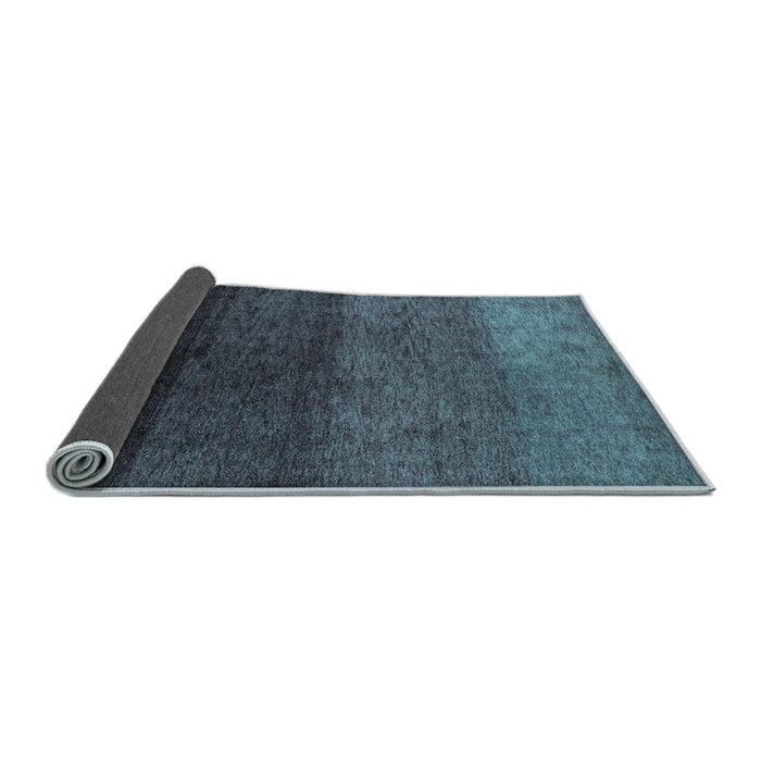 Sideview of Abstract Light Blue Modern Rug, abs4118lblu