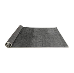 Sideview of Abstract Gray Modern Rug, abs4118gry