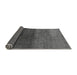 Sideview of Abstract Gray Modern Rug, abs4118gry