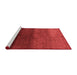 Modern Red Washable Rugs