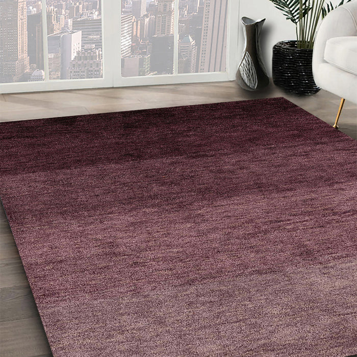 Machine Washable Abstract Dark Scarlet Red Rug in a Family Room, wshabs4118