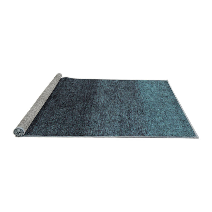 Sideview of Machine Washable Abstract Light Blue Modern Rug, wshabs4118lblu
