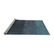 Sideview of Machine Washable Abstract Light Blue Modern Rug, wshabs4118lblu