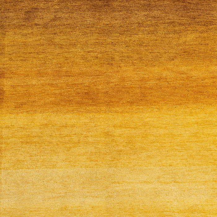 Square Abstract Deep Yellow Modern Rug, abs4119