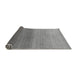 Sideview of Abstract Gray Modern Rug, abs4119gry