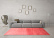 Modern Red Washable Rugs