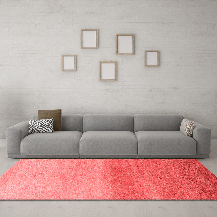 Modern Red Washable Rugs