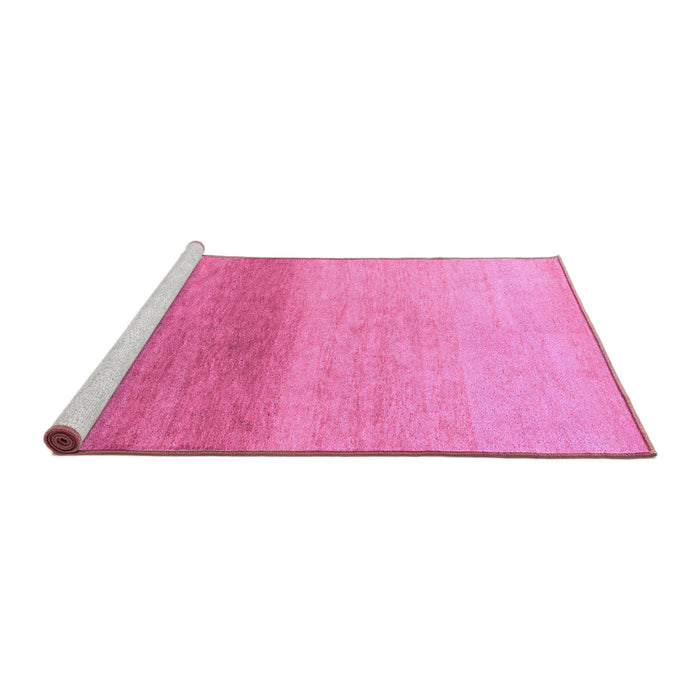 Sideview of Machine Washable Abstract Purple Modern Area Rugs, wshabs4119pur