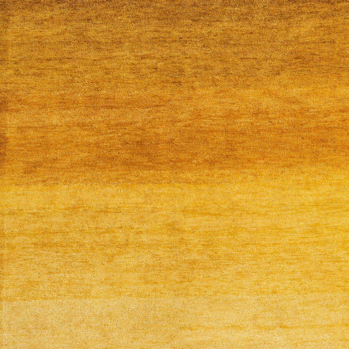 Machine Washable Abstract Deep Yellow Rug, wshabs4119