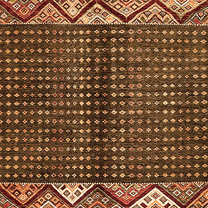 Machine Washable Abstract Orange Modern Area Rugs, wshabs411org