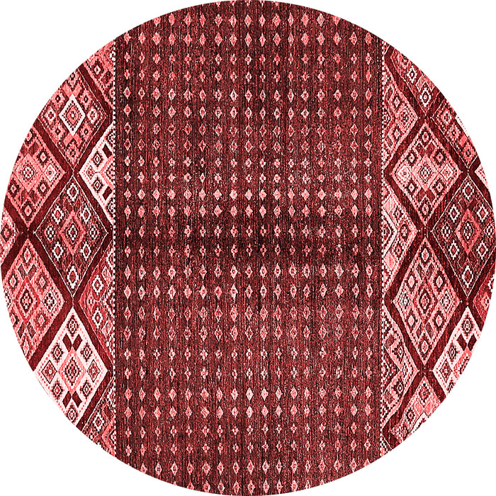 Abstract Red Modern Rug, abs411red