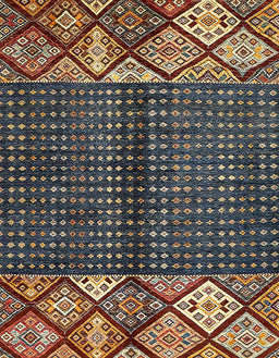 Machine Washable Abstract Brown Rug, wshabs411